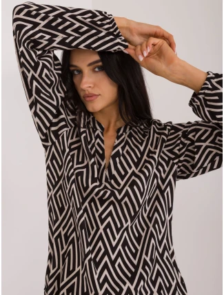 Halenka D73771M11186B černá a béžová Halenka D73771M11186B černá a béžová