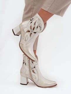 Boty na podpatku model 219131 Step in style