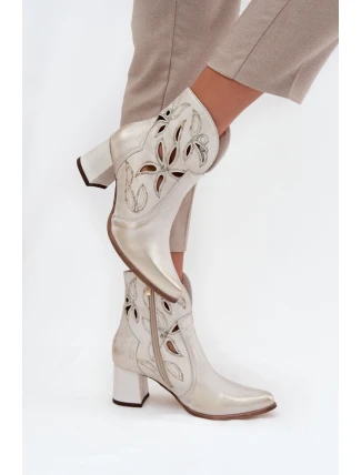 Boty na podpatku  model 219131 Step in style