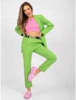 Dámské sako DHJ MA 15621 světle zelené Dámské sako DHJ MA 15621 světle zelené