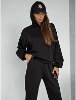 Dámská černá tepláková souprava FashionStreet AY1213 Dámská černá tepláková souprava FashionStreet AY1213