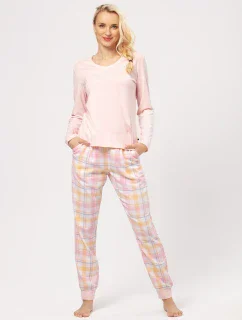 Klíč LNS 664 B24 Flanel S-XL dámské pyžamo