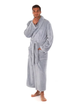 Pánský župan Jack extra 2120 světle šedá - Vestis Pánský župan Jack extra 2120 světle šedá - Vestis
