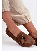 Mokasyny Barefoot z přírodního semiše Zazoo 10220 hnědé Mokasyny Barefoot z přírodního semiše Zazoo 10220 hnědé
