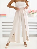 Kalhoty CS SP XYS3375.03 světle béžové