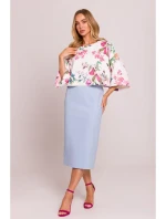 M844 Pestrobarevný top s potiskem - model 2