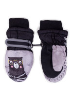 Yoclub Dětské zimní lyžařské rukavice REN-0222C-A110 Grey