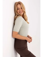 Svetr s krátkým rukávem  model 216768 Factory Price