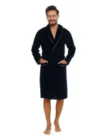 Pánský župan 6063 dark blue - Doctornap