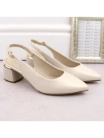 Sergio Leone W SK439B perleťové elegantní plné sandály