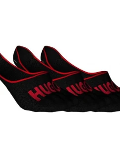 HUGO 3 PSL NERO černé pánské ponožky (50514921-001)