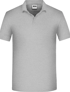 Daiber JN 874 Pánské pracovní bio piqué polo 02.0874 grey heather
