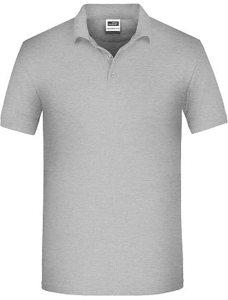 Daiber JN 874 Pánské pracovní bio piqué polo 02.0874 grey heather Daiber JN 874 Pánské pracovní bio piqué polo 02.0874 grey heather