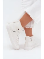 Zateplené Kožené Tenisky BIG STAR V274541FW Bílé