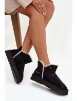 Ženské sněhule na platformě Wrangler 20253093.25Y Černé