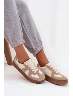 Dámské tenisky na platformě tmavě béžové Dovina