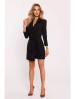 M796 Oblek s límečkem - černý