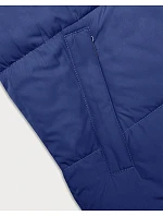 Dámská krátká vesta s kapucí j.style tmavě modro-černá (16M9112-184) Dámská krátká vesta s kapucí j.style tmavě modro-černá (16M9112-184)