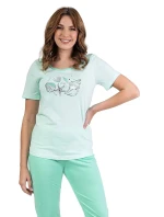 Dámské pyžamo 688 green - REGINA