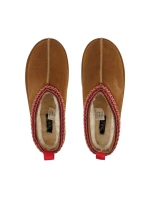 Dámské kožené boty Solo Soprani Couture Sabot fur Hugh Platform light brown SSW421P22 51 dámské