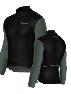 Biemme CLIMB tričko s dlouhým rukávem černá zelená XXL