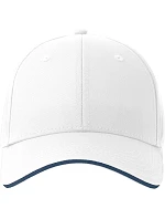 Atlantis Headwear Sport Sandwich-S 6 panelová sandwich kšiltovka 33.0275 white/navy Atlantis Headwear Sport Sandwich-S 6 panelová sandwich kšiltovka 33.0275 white/navy