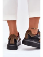 Dámské Kožené Tenisky Na Platformě Daniel Lopez Just Dare SS2D4001 Černé