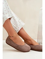 Dámské baleríny Barefoot Taupe Hollin Dámské baleríny Barefoot Taupe Hollin