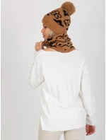 Tunelová šála AT KM CM 331 hnědá Tunelová šála AT KM CM 331 hnědá