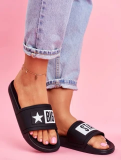 Dámské módní pantofle Big Star - černé