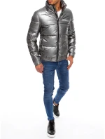 Pánská zimní bunda tmavě šedá FashionStreet TX3860