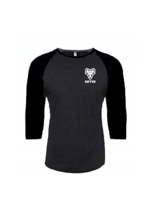 WTB Tričko RAGLAN 3/4 rukáv šedá černá M