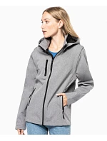 Kariban K 422 Unisex 3-vrstvá softshellová bunda s kapucí 20.K422 navy