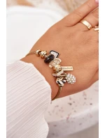 Dámský Náramek Charms Růžový Stříbrný Mouse Dámský Náramek Charms Růžový Stříbrný Mouse