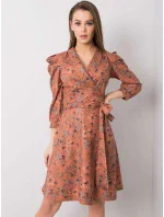 Šaty LK SK 508381.85P tmavě oranžové Šaty LK SK 508381.85P tmavě oranžové