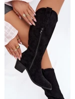 Dámské kovbojky Jazelle – černé