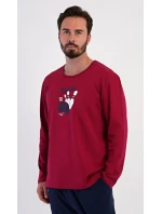 Pánské pyžamo dlouhé Bowling