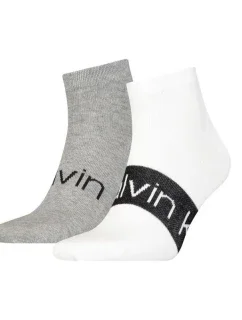 Pánské ponožky 2P Logo Ribb 701218712001 - Calvin Klein