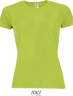 SOL'S Sporty Women Dámské raglánové sportovní tričko 25.1159 apple green