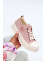 Dámské tenisky na masivní podrážce Big Star Pink Dámské tenisky na masivní podrážce Big Star Pink