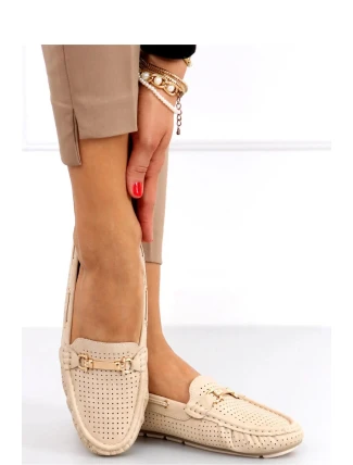 Dámské boty / Mokasíny AB-295 béžová - Primavera