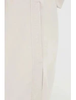 Dámské kalhoty UW0UW04771 ABH sv. béžové - Tommy Hilfiger Dámské kalhoty UW0UW04771 ABH sv. béžové - Tommy Hilfiger