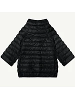 Dámská oboustranná bunda Goodlookin s 3/4 rukávy černá/květiny (PC-7511-1)