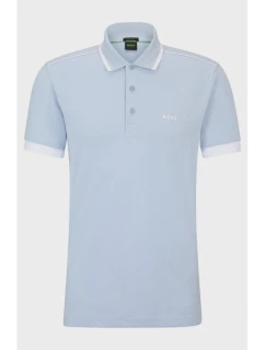 Pánská modrá polokošile BOSS Paddy 1 Bright Purple regular fit (50512995-527)