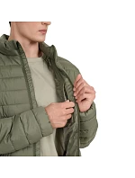 Pánská péřová bunda 4F M597 khaki 4FWAW25TDJAM597 43S pánské