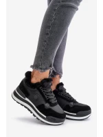 Dámské Zateplené Tenisky Na Platformě Big Star OO274A216 Černé