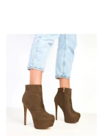 Boty na podpatku model 217915 Solea Boty na podpatku model 217915 Solea