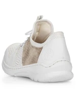 Pohodlná polobotka Rieker W L3254-80 bílá