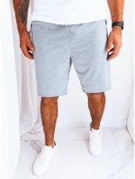 FashionStreet pánské světle šedé teplákové kraťasy SX2250