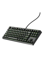 HERNÍ KLÁVESNICE GENESIS THOR 404 TKL US RGB PODSVÍCENÍ MECHANICKÁ ČERNÁ KAILH BOX HNĚDÁ